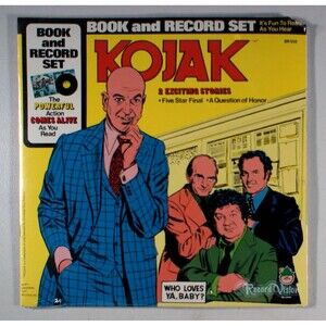 Kojak - Comic Book & Record Set (1977) [SEALED] Vinyl LP • TV, Exciting Stories